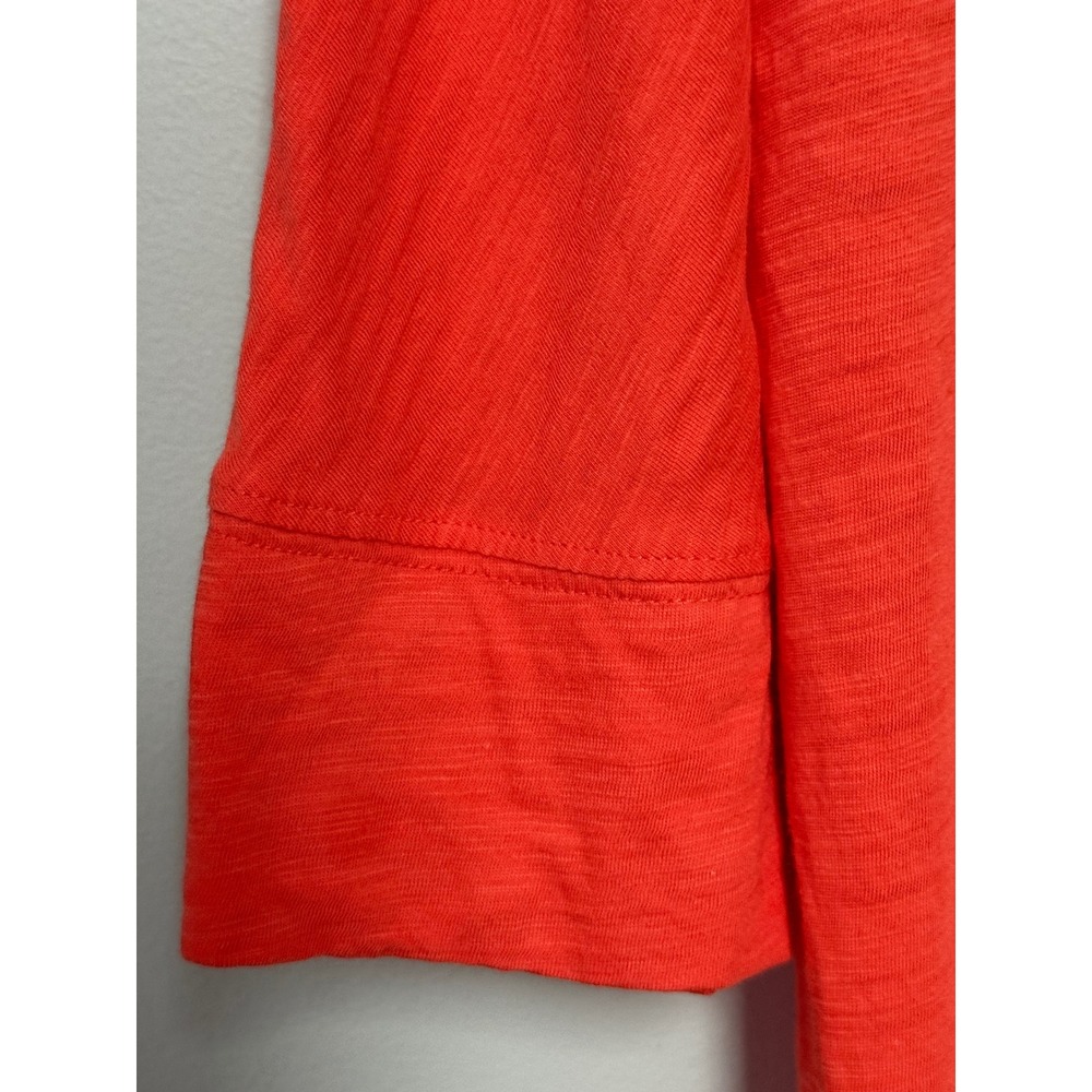 Lilly Pulitzer Coral Orange Pima Cotton 3/4 Sleeve T-Shirt Dress Size Medium - Picture 11 of 11